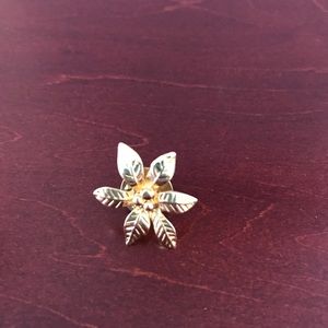 Poinsettia pin
